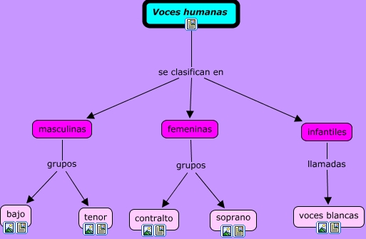 clasificacion voces del canto